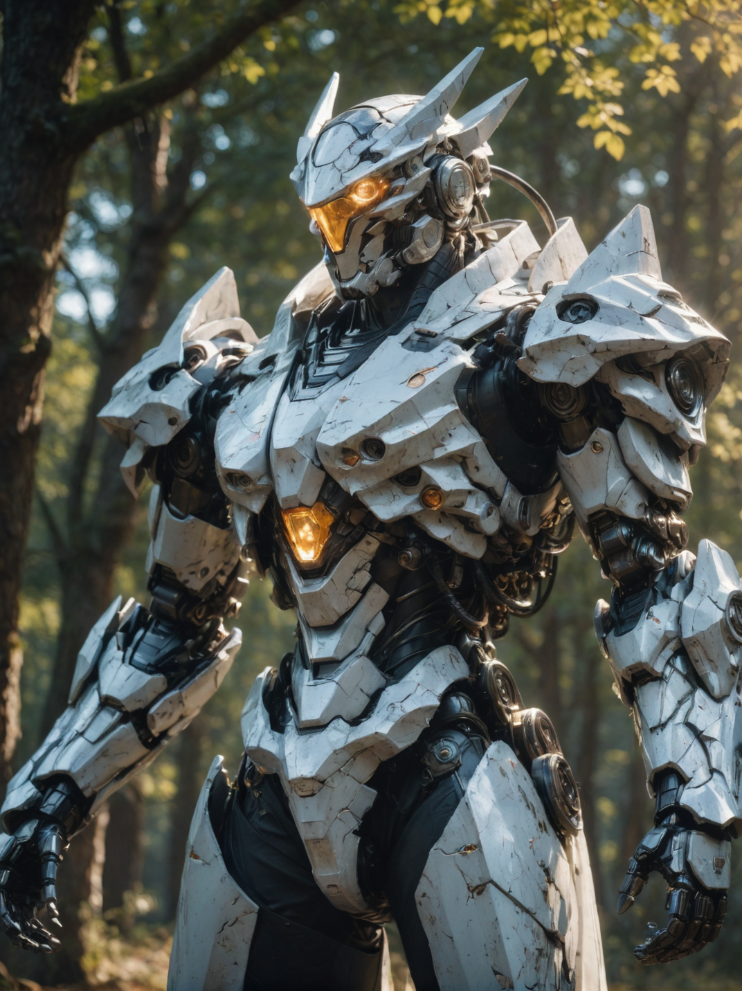 31072119-2067885437-masterpiece, best quality,_cinematic film still, realistic, portrait, solo, white mecha robot, cape, science fiction, torn cloth.png